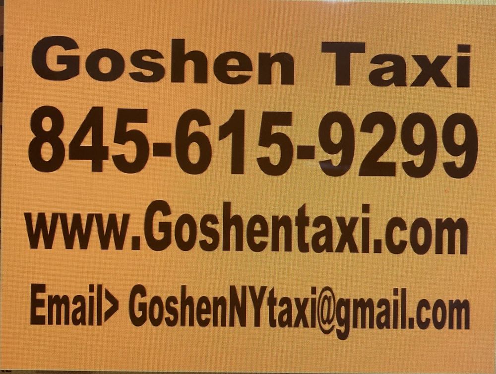 GOSHEN TAXI Updated August 2024 20 Photos Goshen, New York