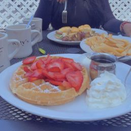 Strawberry Belgian Waffle Strawberry Belgian Waffle