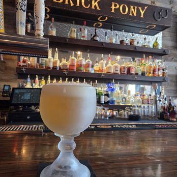 The Brick Pony Pub - Voodoo ipa In a very chilled glass - American Near Me - Basalt, Colorado