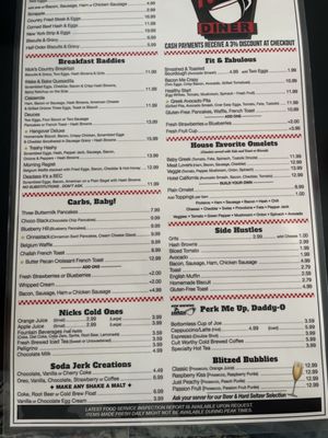 Menu photo 1 Nick's 50's Diner West Palm Beach, FL Menu photo 1 Nick's 50's Diner West Palm Beach, FL