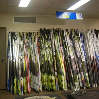 Track'n Trail - Our ski wall appears every October till March. - Outdoor Gear Near Me - Edmonton, Alberta Track'n Trail - Our ski wall appears every October till March. - Outdoor Gear Near Me - Edmonton, Alberta