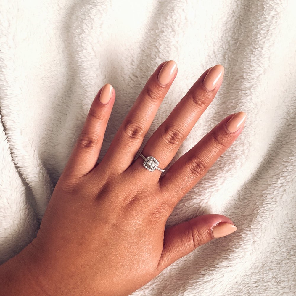 My beautiful hand with the help of Amazing Nails and Spa. Lol