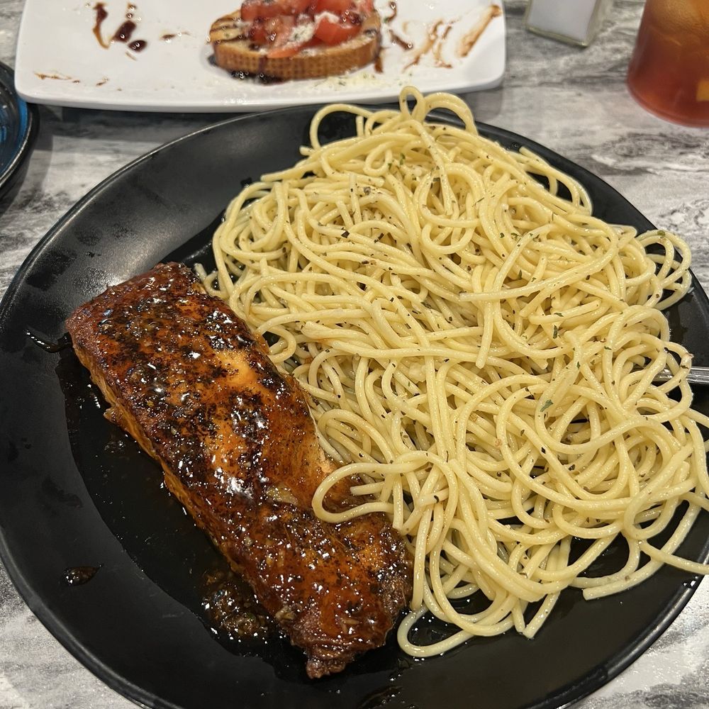 Mia Bella - Whiskey Glazed Salmon - Italian Near Me - Miami, Oklahoma