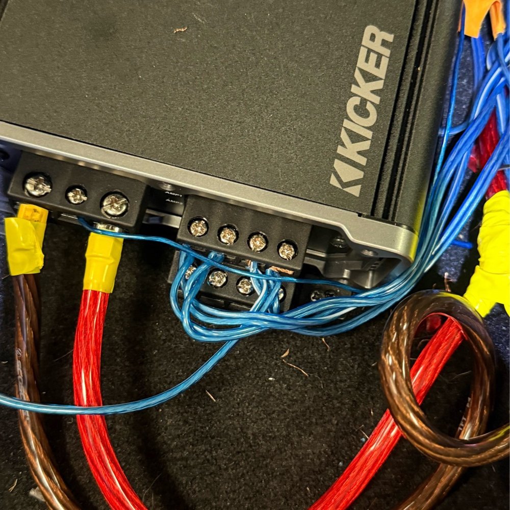 DJ Did Things Auto Detailing - Messy inputs/outputs. Multiple wires were crossed and incorrectly wired. - Auto Detailing Near Me