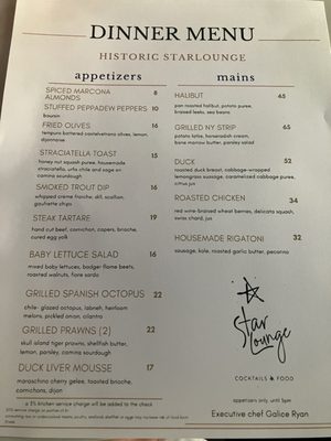 Menu photo 4 Historic Star Lounge Sacramento, CA Menu photo 4 Historic Star Lounge Sacramento, CA