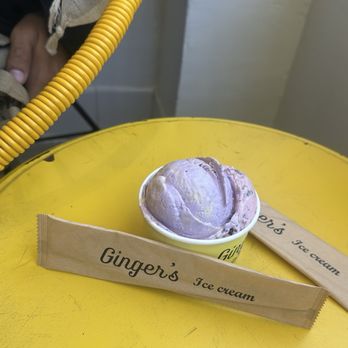 Ginger’s Divine Ice Creams - Split ice cream (Vegan Lavender Burnt Sugar & vegan chocolate covered strawberry) - Ice Cream & Frozen Yogurt Near Me - Los Angeles, California Ginger’s Divine Ice Creams - Split ice cream (Vegan Lavender Burnt Sugar & vegan chocolate covered strawberry) - Ice Cream & Frozen Yogurt Near Me - Los Angeles, California
