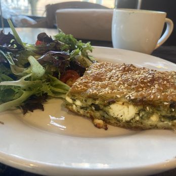 Anthos - Spanakopita pictured at every angle and admiring before devouring so very pacefully. - Greek Near Me - Pittsburgh, Pennsylvania