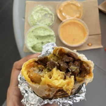 Wake and Late - steak breakfast burrito - Breakfast & Brunch Near Me - Pasadena, California