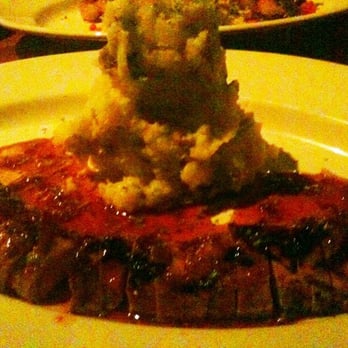 J. Alexander's Restaurant - Grilled Pork Tenderloin with smashed potatoes and Thai sauce - New American Near Me - Englewood, Colorado