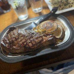 The Old Mill Restaurant - Ribeye. Med Rare