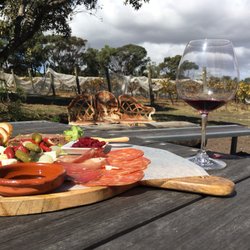Curlewis Winery - 'French' side overlooking the vineyard.