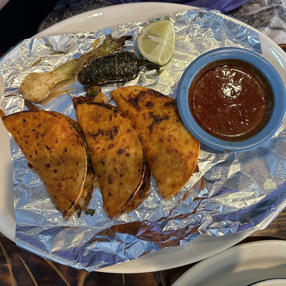 El Mezcal Mexican Restaurant Mount Dora - Birria Tacos $15.50 - Mexican Near Me - Mt Dora, Florida