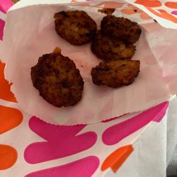 Dunkin' - Burnt hash browns that look like they were already eaten. Wtf?