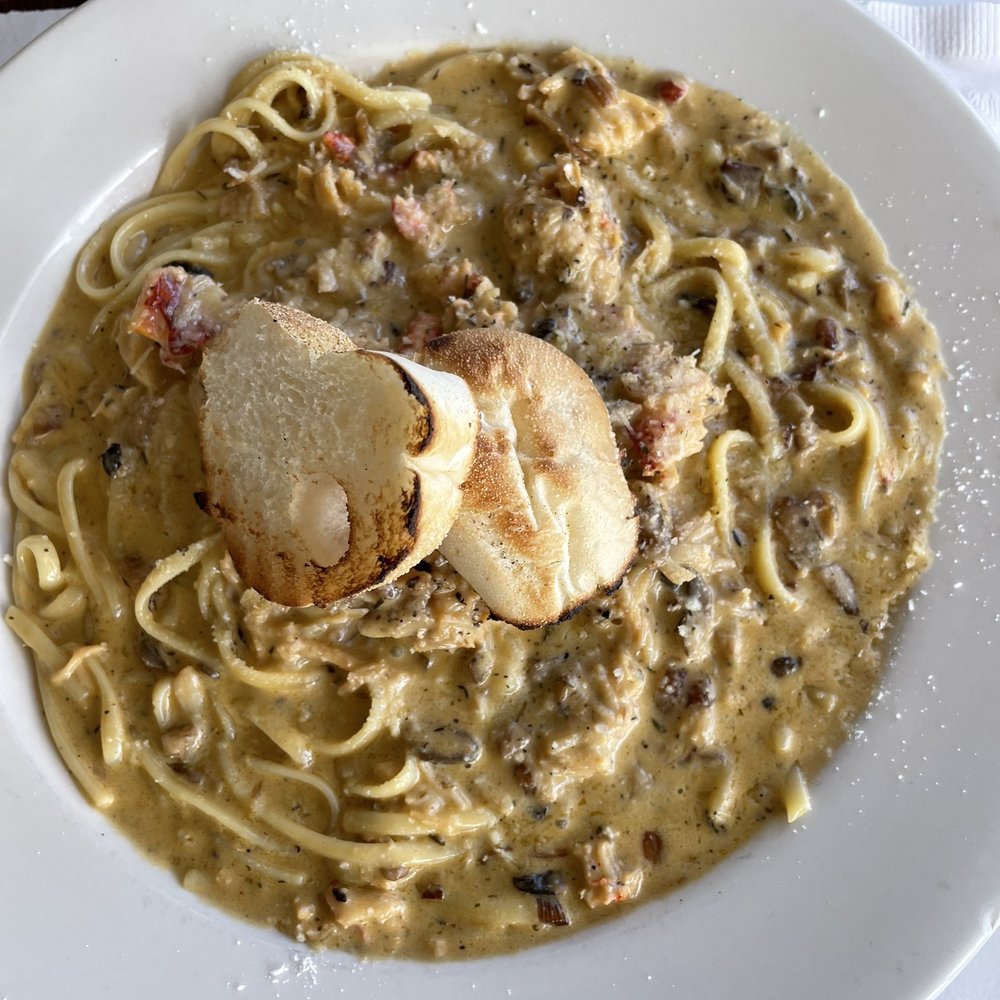 Lobster in cognac sauce Lobster in cognac sauce