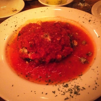 Caffe Luna - Portobello stuffed mushroom smothered in tomato - Italian Near Me - Raleigh, North Carolina Caffe Luna - Portobello stuffed mushroom smothered in tomato - Italian Near Me - Raleigh, North Carolina