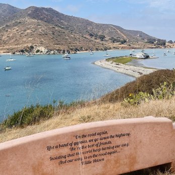 Two Harbors Campground - Lovely view at the end of Lower ballast point Trail. - Campgrounds Near Me - Two Harbors, California