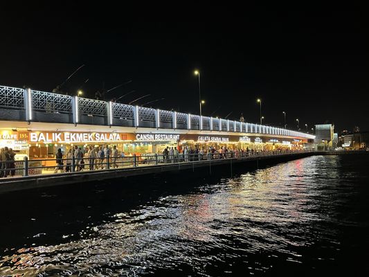 Galata Bridge by null