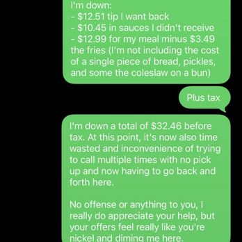 Dave's Hot Chicken - I got 3 offers for coupons worth $15, $20, then $30, all of which are less than my losses. Terrible business practice. - Chicken Shop Near Me - Las Vegas, Nevada Dave's Hot Chicken - I got 3 offers for coupons worth $15, $20, then $30, all of which are less than my losses. Terrible business practice. - Chicken Shop Near Me - Las Vegas, Nevada