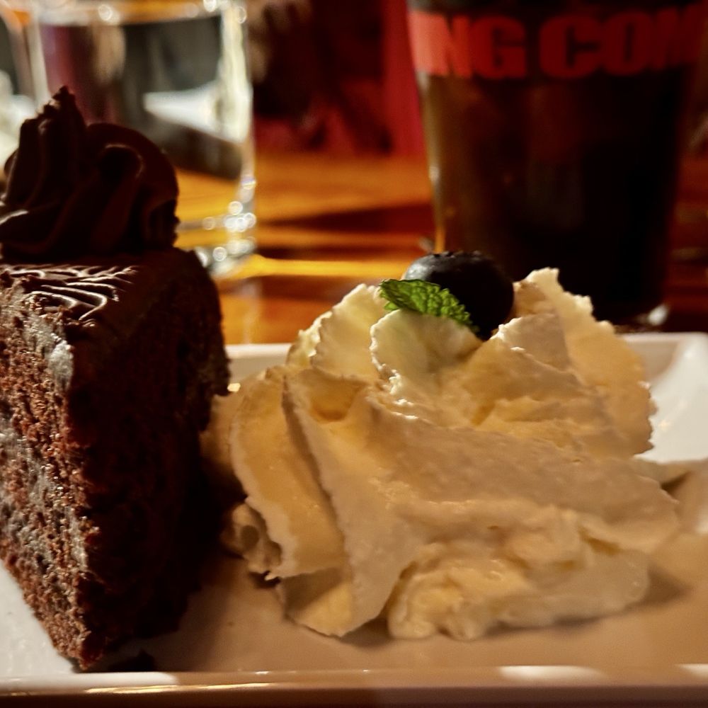 The Blue Rock - Vegan Chocolate Cake with coconut whip cream - New American Near Me - Shelburne Falls, Massachusetts The Blue Rock - Vegan Chocolate Cake with coconut whip cream - New American Near Me - Shelburne Falls, Massachusetts