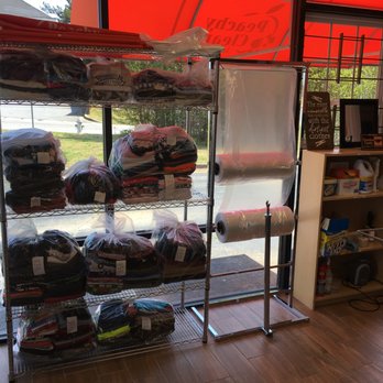 Peachy Clean Laundry - Wash-Dry-Fold area - Laundromat Near Me - Acworth, Georgia