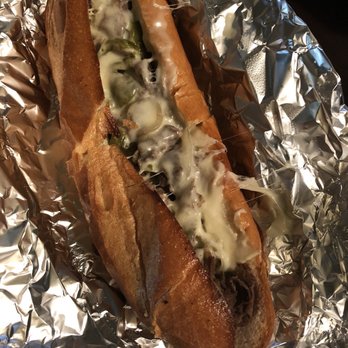 Mark's Red Hook Pizza - Cheese steak hero with onions & peppers - Pizza Near Me - Brooklyn, New York