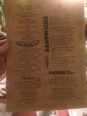 Menu photo 2 Mana Resto Córdoba, X