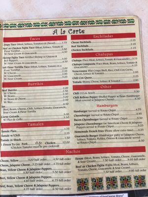 Menu photo 8 El Alamo Cafe Hearne, TX Menu photo 8 El Alamo Cafe Hearne, TX