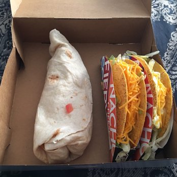 Taco Bell - Loaded Taco Burrito Box - Drink not Pictured $5.33 with Tax. Love the avocado ranch on the burrito! - Fast Food Near Me - Deltona, Florida