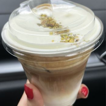 Frame Coffee Roasters - Pistachio Cream Latte - Coffee Roasteries Near Me - Vienna, Virginia