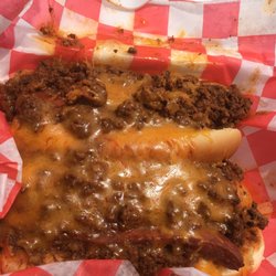 Main Street Grill - They make some great chili dogs & are only $1.25 each.