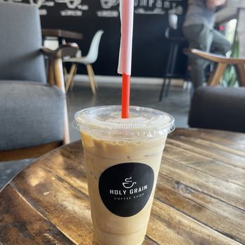 Holy Grain Coffee Shop - Conroy - Iced white mocha - Coffee & Tea Near Me - Orlando, Florida Holy Grain Coffee Shop - Conroy - Iced white mocha - Coffee & Tea Near Me - Orlando, Florida