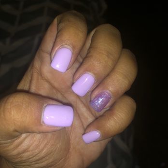 Crystal Nails & Spa - Looks like I need a fill already just two days later. Cuticles are not pushed back and acrylic is not applied to cover the entire nail. - Nail Salons Near Me - Murrieta, California