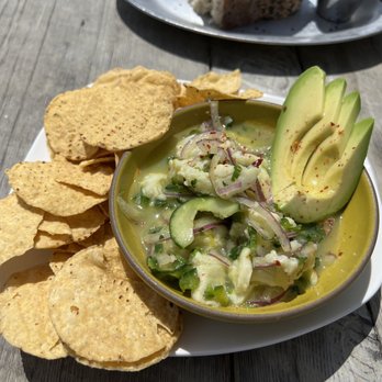 Hog Island Oyster - Halibut ceviche - Seafood Near Me - Marshall, California