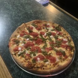 Sportsman's Pub - Authentic Trenton tomato pie made by chef Mat. Good job my friend.