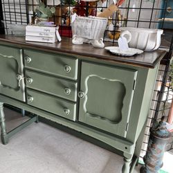 Antiques & Artisans Village - Beautiful buffet in a neutral green.