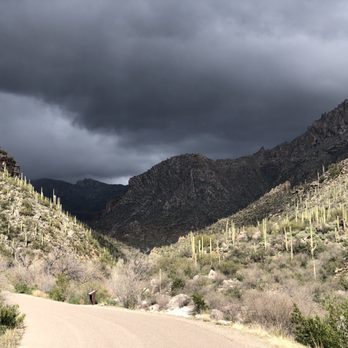 Sabino Canyon - Rainy Day on the road - Parks Near Me - Tucson, Arizona Sabino Canyon - Rainy Day on the road - Parks Near Me - Tucson, Arizona