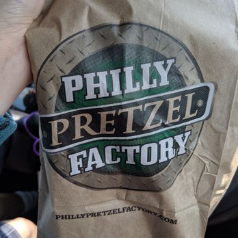 Philly Pretzel Factory - a person holding a bag - Bakeries Near Me - Bensalem, Pennsylvania Philly Pretzel Factory - a person holding a bag - Bakeries Near Me - Bensalem, Pennsylvania