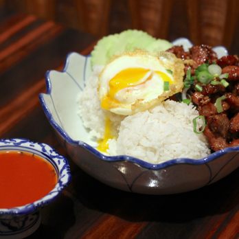 LaoTable - Garlic pepper pork ($17.95) - great flavor, very garlicky. Was quite good. - Laotian Near Me - San Francisco, California