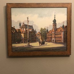Painting from Warsaw, Poland.
