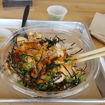 Pokeworks - Ahi tuna and scallops with spicy mayo - Hawaiian Near Me - El Paso, Texas