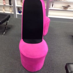 Gigis Boutique - Cute shoe to sit on to try there shoes on