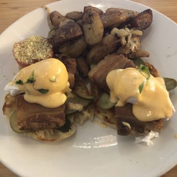 Early Bird - Pork Belly Benedict - New American Near Me - Fullerton, California