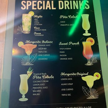 Puerto Fino - Drink menu - Seafood Near Me - Fajardo, Puerto Rico Puerto Fino - Drink menu - Seafood Near Me - Fajardo, Puerto Rico
