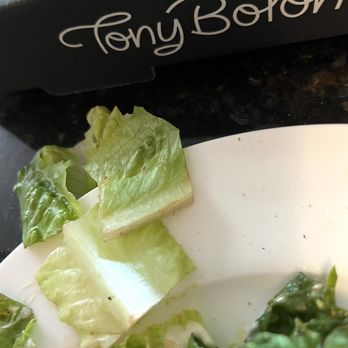Tony Boloney's - Jersey City - Lettuce w browning edges - Pizza Near Me - Jersey City, New Jersey Tony Boloney's - Jersey City - Lettuce w browning edges - Pizza Near Me - Jersey City, New Jersey
