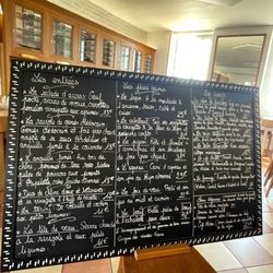 Restaurant Le Lion d'Or - The menu