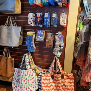 RJ Julia Booksellers - Socks and tote bags - Bookstores Near Me - Madison, Connecticut