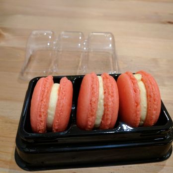 Cafe March 21 - Raspberry macaroons. - Desserts Near Me - Windsor, Ontario Cafe March 21 - Raspberry macaroons. - Desserts Near Me - Windsor, Ontario