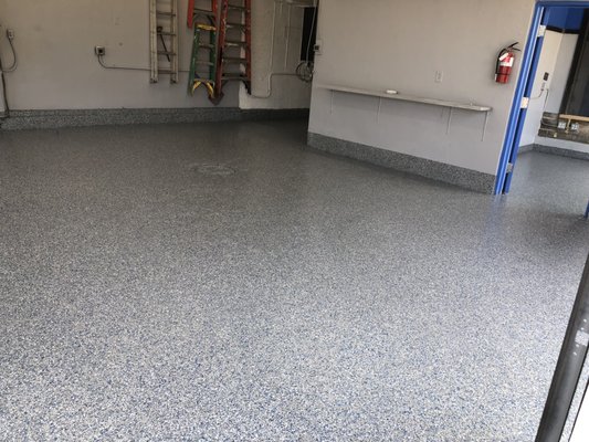 Carwash office - This reparation was insane!! the owner was thinking of doing the whole concrete slab again but MEC came to the rescue and and we had the flake system epoxy installed on. Carwash office - This reparation was insane!! the owner was thinking of doing the whole concrete slab again but MEC came to the rescue and and we had the flake system epoxy installed on.