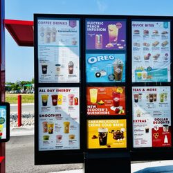 Scooter's Coffee - Drive-thru menu