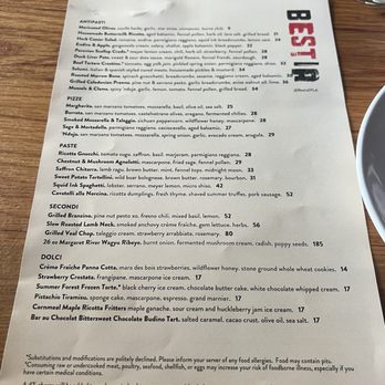 Bestia - Menu - Italian Near Me - Los Angeles, California